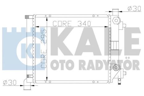 Радиатор охлаждения MERCEDES-BENZ 124, KALE OTO RADYATOR (361200) Радиатор охлаждения MERCEDES-BENZ 124, KALE OTO RADYATOR (361200)