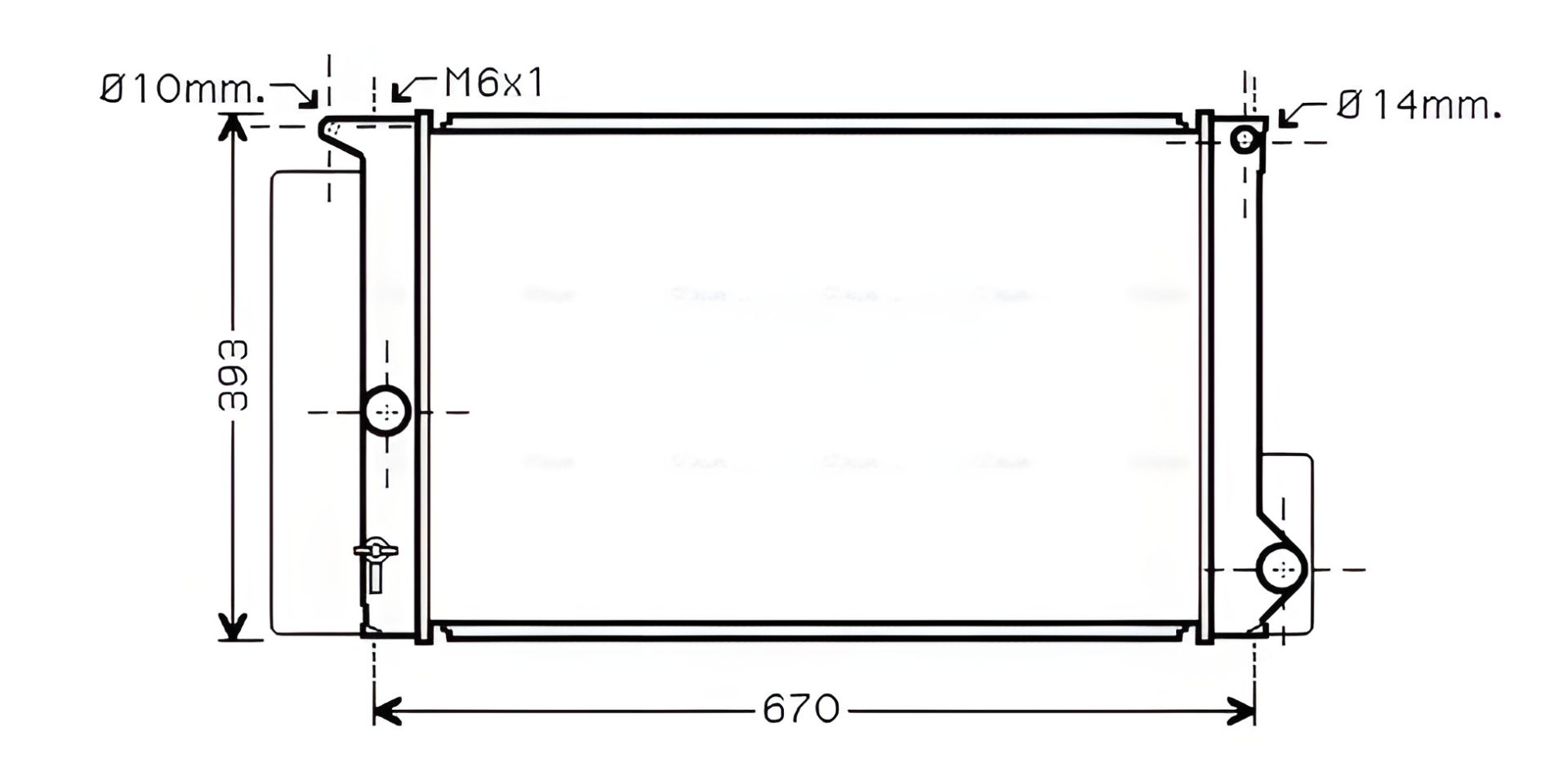 Охолоджувальний радіатор для TOYOTA COROLLA від AVA COOLING (TOA2397) Охолоджувальний радіатор для TOYOTA COROLLA від AVA COOLING (TOA2397)