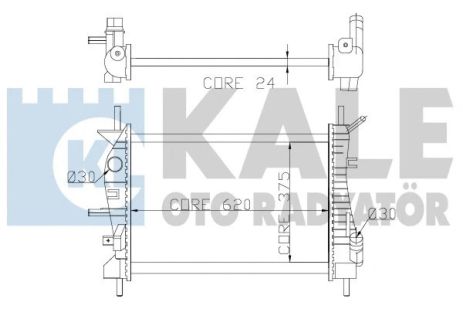 Радиатор охлаждения FORD MONDEO, KALE OTO RADYATOR (356400) Радиатор охлаждения FORD MONDEO, KALE OTO RADYATOR (356400)