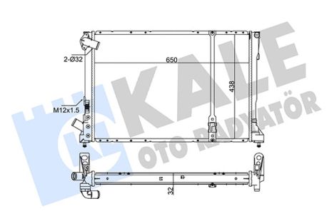 Радиатор охлаждения RENAULT ESPACE, KALE OTO RADYATOR (351015) Радиатор охлаждения RENAULT ESPACE, KALE OTO RADYATOR (351015)