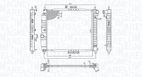 Радіатор охолодження CHEVROLET AVEO, DAEWOO KALOS, MAGNETI MARELLI (350213891000) Радіатор охолодження CHEVROLET AVEO, DAEWOO KALOS, MAGNETI MARELLI (350213891000)