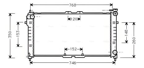 Охолоджуючий радіатор MAZDA 626, AVA COOLING (MZ2027) Охолоджуючий радіатор MAZDA 626, AVA COOLING (MZ2027)
