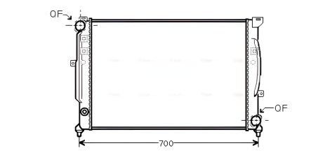 Радиатор охлаждения для SKODA SUPERB, VW PASSAT, AVA (AIA2124) Радиатор охлаждения для SKODA SUPERB, VW PASSAT, AVA (AIA2124)