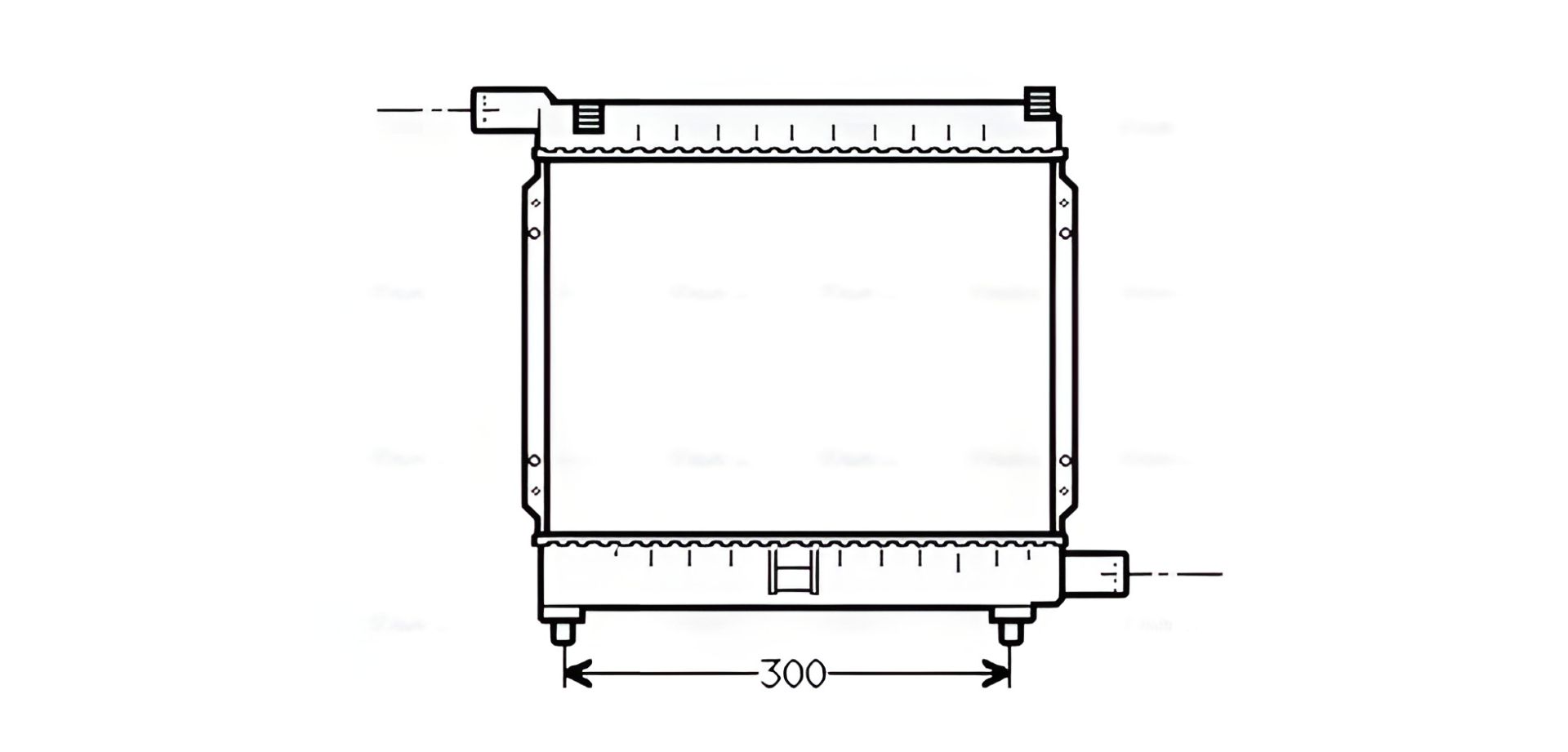 Радіатор охолодження для MERCEDES-BENZ 190, AVA COOLING (MS2039) Радіатор охолодження для MERCEDES-BENZ 190, AVA COOLING (MS2039)