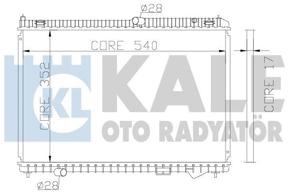 Радіатор охолодження FORD TOURNEO, KALE OTO RADYATOR (341945) Радіатор охолодження FORD TOURNEO, KALE OTO RADYATOR (341945)