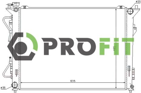 Радиатор охлаждения HYUNDAI, PROFIT (17400152) Радиатор охлаждения HYUNDAI, PROFIT (17400152)