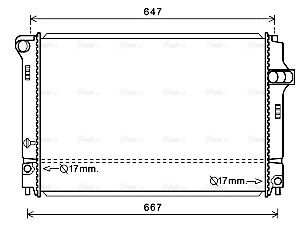 Радиатор охлаждения TOYOTA YARIS, AVA COOLING (TO2700) Радиатор охлаждения TOYOTA YARIS, AVA COOLING (TO2700)