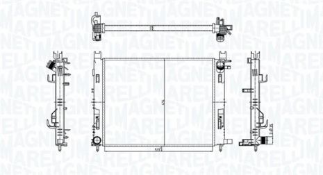 Радіатор охолодження RENAULT CAPTUR, DACIA DOKKER, MAGNETI MARELLI (350213182100) Радіатор охолодження RENAULT CAPTUR, DACIA DOKKER, MAGNETI MARELLI (350213182100)