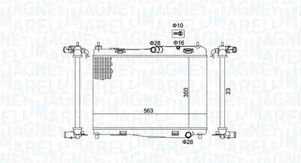 Радіатор охолодження FORD B-MAX, MAGNETI MARELLI (350213142100) Радіатор охолодження FORD B-MAX, MAGNETI MARELLI (350213142100)