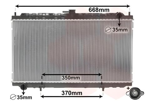 Радіатор охолодження NISSAN PRIMERA, Van Wezel (13002181-NPR) Радіатор охолодження NISSAN PRIMERA, Van Wezel (13002181-NPR)
