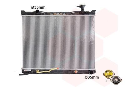 Радіатор охолодження KIA SORENTO, VAN WEZEL (83012705) Радіатор охолодження KIA SORENTO, VAN WEZEL (83012705)