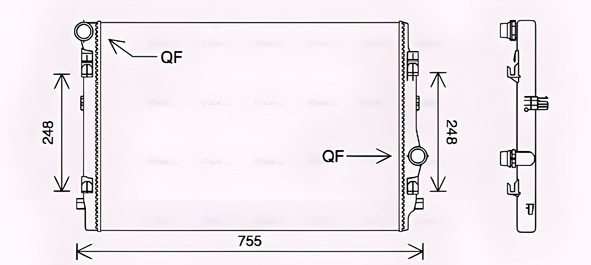 Система охлаждения радиатор SKODA OCTAVIA, VW TIGUAN, AVA COOLING (VN2398) Система охлаждения радиатор SKODA OCTAVIA, VW TIGUAN, AVA COOLING (VN2398)
