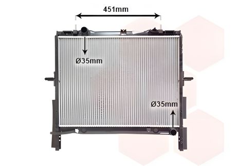 Радіатор охолодження для KIA SORENTO, Van Wezel (83002133) Радіатор охолодження для KIA SORENTO, Van Wezel (83002133)