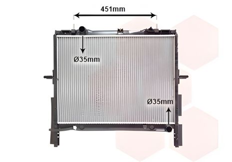 Радіатор охолодження для KIA SORENTO, Van Wezel (83002133) Радіатор охолодження для KIA SORENTO, Van Wezel (83002133)