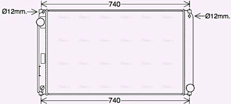 Радиатор охлаждения LEXUS NX, TOYOTA RAV, AVA COOLING (TO2748) Радиатор охлаждения LEXUS NX, TOYOTA RAV, AVA COOLING (TO2748)