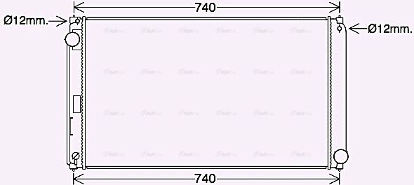 Радиатор охлаждения LEXUS NX, TOYOTA RAV, AVA COOLING (TO2748) Радиатор охлаждения LEXUS NX, TOYOTA RAV, AVA COOLING (TO2748)
