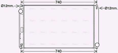Радиатор охлаждения LEXUS NX, TOYOTA RAV, AVA COOLING (TO2748) Радиатор охлаждения LEXUS NX, TOYOTA RAV, AVA COOLING (TO2748)