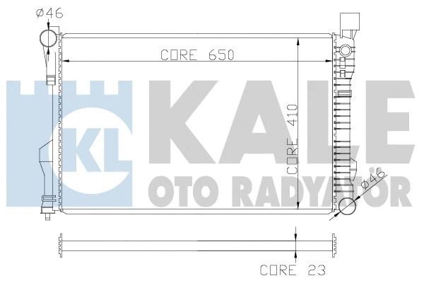 Радіатор охолодження MERCEDES-BENZ CLC-CLASS, KALE OTO RADYATOR (360600) Радіатор охолодження MERCEDES-BENZ CLC-CLASS, KALE OTO RADYATOR (360600)