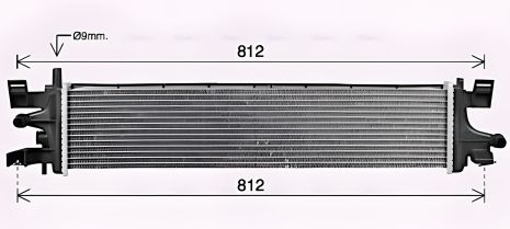 Охолоджувальний радіатор для Ford Focus, AVA COOLING (FD2663) Охолоджувальний радіатор для Ford Focus, AVA COOLING (FD2663)