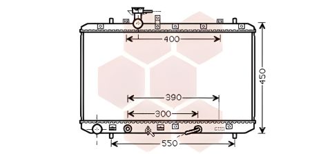 Охолоджуючий радіатор для SUZUKI SX4, від Van Wezel (52002085) Охолоджуючий радіатор для SUZUKI SX4, від Van Wezel (52002085)