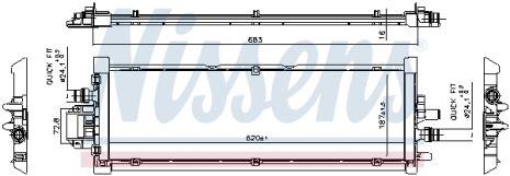 Радиатор охлаждения TESLA MODEL, NISSENS (606906) Радиатор охлаждения TESLA MODEL, NISSENS (606906)
