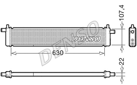 Радіатор охолодження DENSO (DRM51013) Радіатор охолодження DENSO (DRM51013)