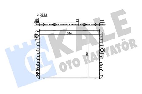 Радіатор охолодження BMW 5, KALE OTO RADYATOR (354235) Радіатор охолодження BMW 5, KALE OTO RADYATOR (354235)