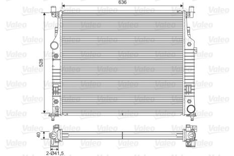 Радіатор охолодження MERCEDES-BENZ GL-CLASS, VALEO (701569) Радіатор охолодження MERCEDES-BENZ GL-CLASS, VALEO (701569)