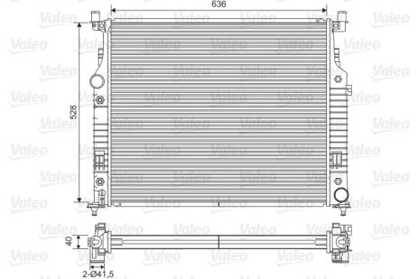 Радіатор охолодження MERCEDES-BENZ GL-CLASS, VALEO (701569) Радіатор охолодження MERCEDES-BENZ GL-CLASS, VALEO (701569)