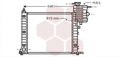 Радіатор охолодження MERCEDES-BENZ V-CLASS, Van Wezel (30002264) Радіатор охолодження MERCEDES-BENZ V-CLASS, Van Wezel (30002264)
