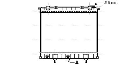 Радіатор охолодження LAND ROVER, AVA COOLING (AU2132) Радіатор охолодження LAND ROVER, AVA COOLING (AU2132)