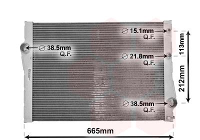 Радіатор охолодження BMW X6, Van Wezel (06002471) Радіатор охолодження BMW X6, Van Wezel (06002471)