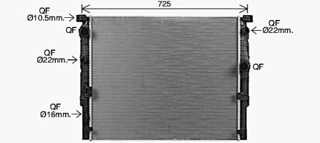 Π Π°Π΄ΡΠ°ΡΠΎΡ ΠΎΡ
ΠΎΠ»ΠΎΠ΄ΠΆΠ΅Π½Π½Ρ BMW 5, AVA COOLING (BW2620) Π Π°Π΄ΡΠ°ΡΠΎΡ ΠΎΡ
ΠΎΠ»ΠΎΠ΄ΠΆΠ΅Π½Π½Ρ BMW 5, AVA COOLING (BW2620)