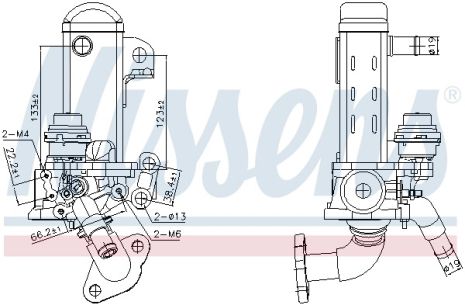Радіатор EGR NISSAN PATHFINDER, NISSENS (989461) Радіатор EGR NISSAN PATHFINDER, NISSENS (989461)