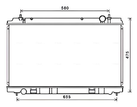 Охладитель радиатор для NISSAN 350Z, AVA COOLING (DN2400) Охладитель радиатор для NISSAN 350Z, AVA COOLING (DN2400)