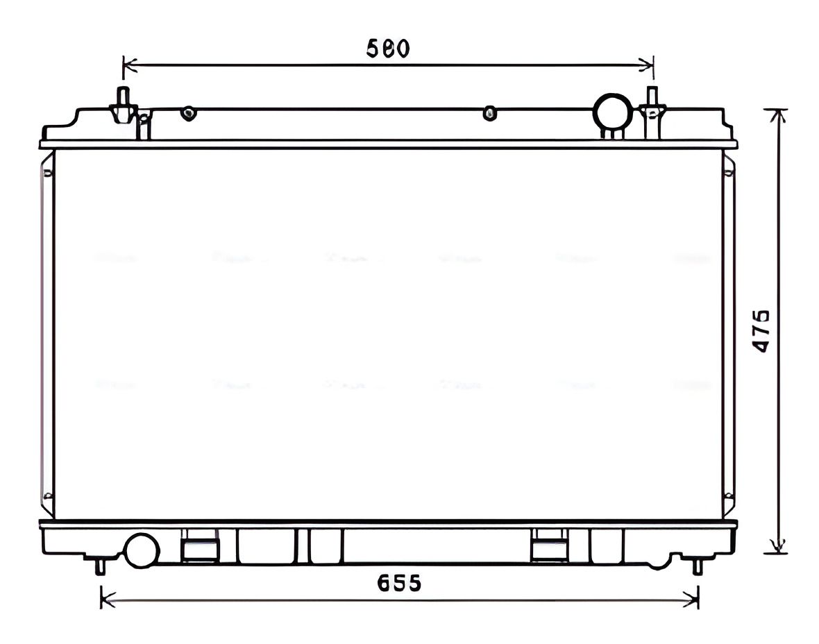 Охладитель радиатор для NISSAN 350Z, AVA COOLING (DN2400) Охладитель радиатор для NISSAN 350Z, AVA COOLING (DN2400)