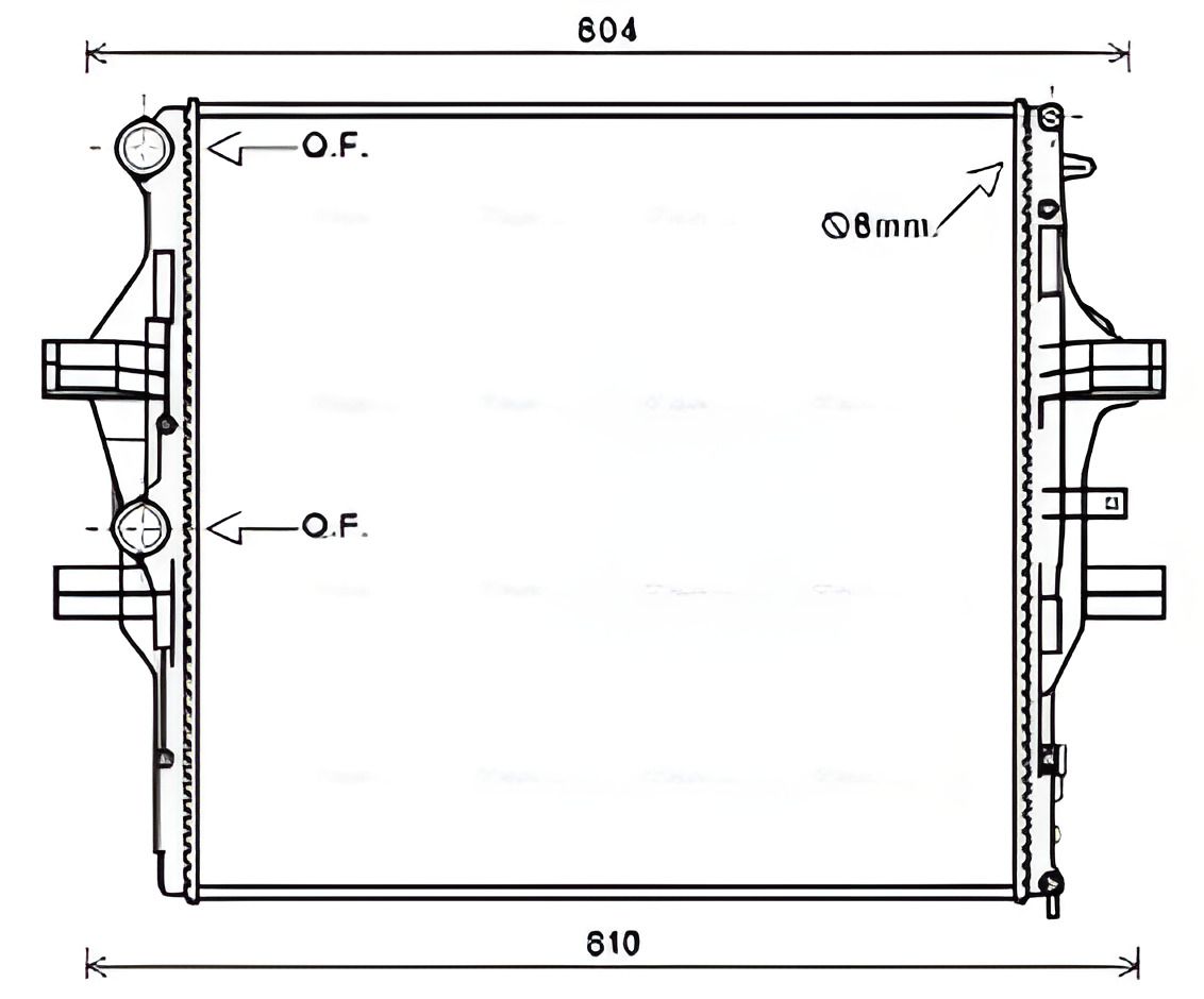 Радіатор охолодження для IVECO DAILY, AVA (IV2125) Радіатор охолодження для IVECO DAILY, AVA (IV2125)