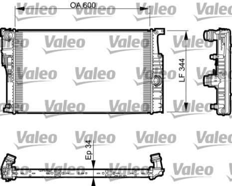 Радіатор охолодження BMW 2, VALEO (735493) Радіатор охолодження BMW 2, VALEO (735493)