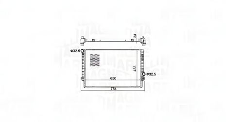 Радіатор охолодження для VW ARTEON, SKODA OCTAVIA, MAGNETI MARELLI (350213156200) Радіатор охолодження для VW ARTEON, SKODA OCTAVIA, MAGNETI MARELLI (350213156200)