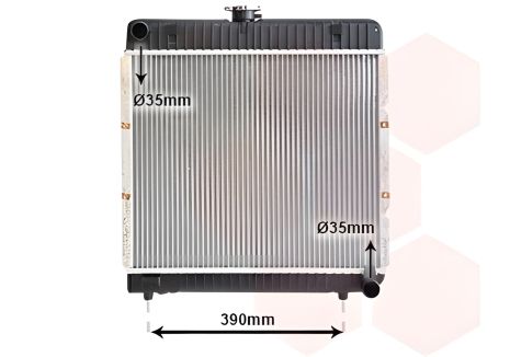 Радіатор охолодження для MERCEDES-BENZ, VAN WEZEL 30002042 Радіатор охолодження для MERCEDES-BENZ, VAN WEZEL 30002042