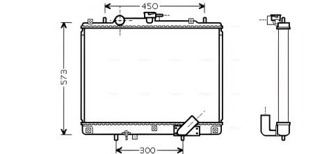 Охолоджувальний радіатор MITSUBISHI PAJERO, AVA COOLING (MTA2162) Охолоджувальний радіатор MITSUBISHI PAJERO, AVA COOLING (MTA2162)