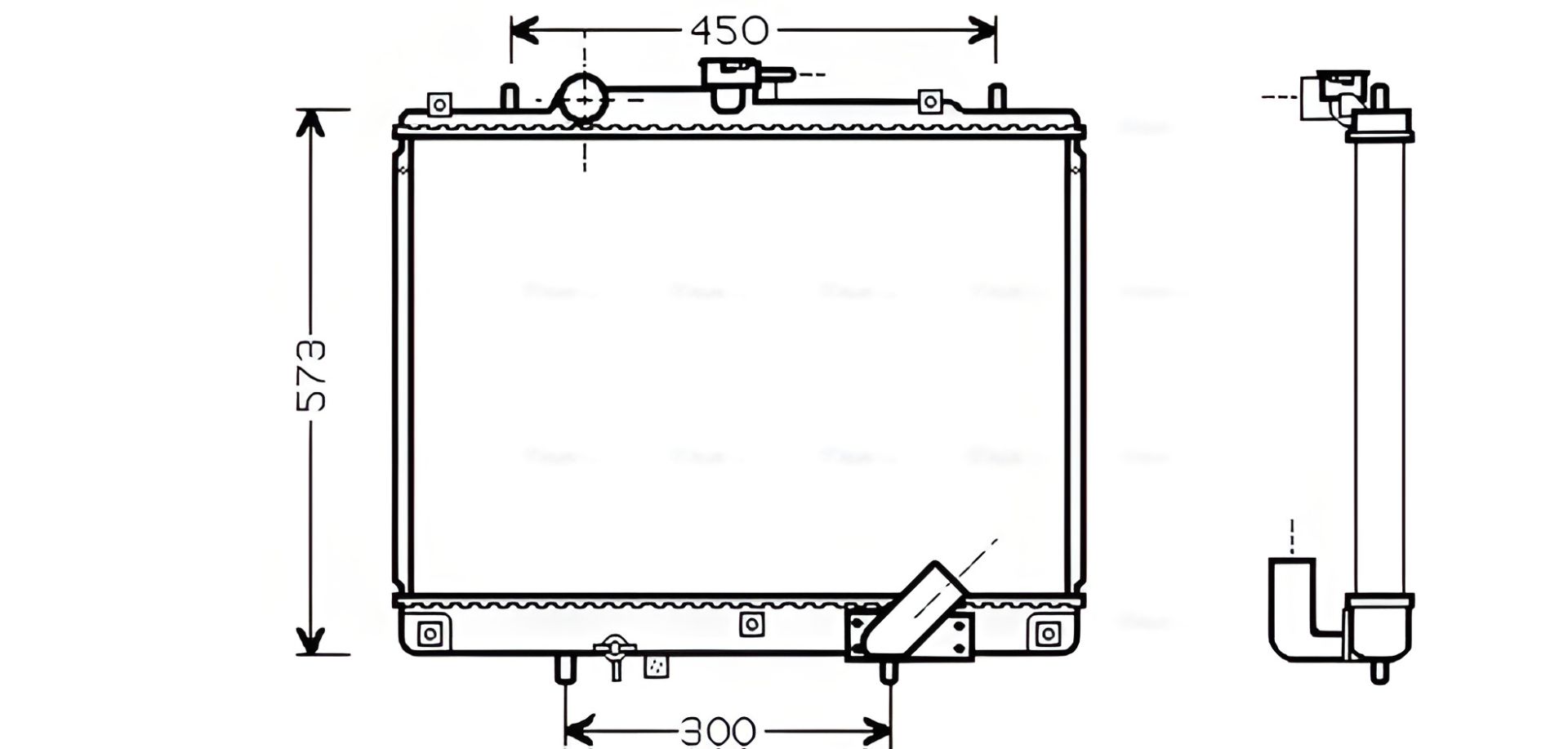 Охолоджувальний радіатор MITSUBISHI PAJERO, AVA COOLING (MTA2162) Охолоджувальний радіатор MITSUBISHI PAJERO, AVA COOLING (MTA2162)