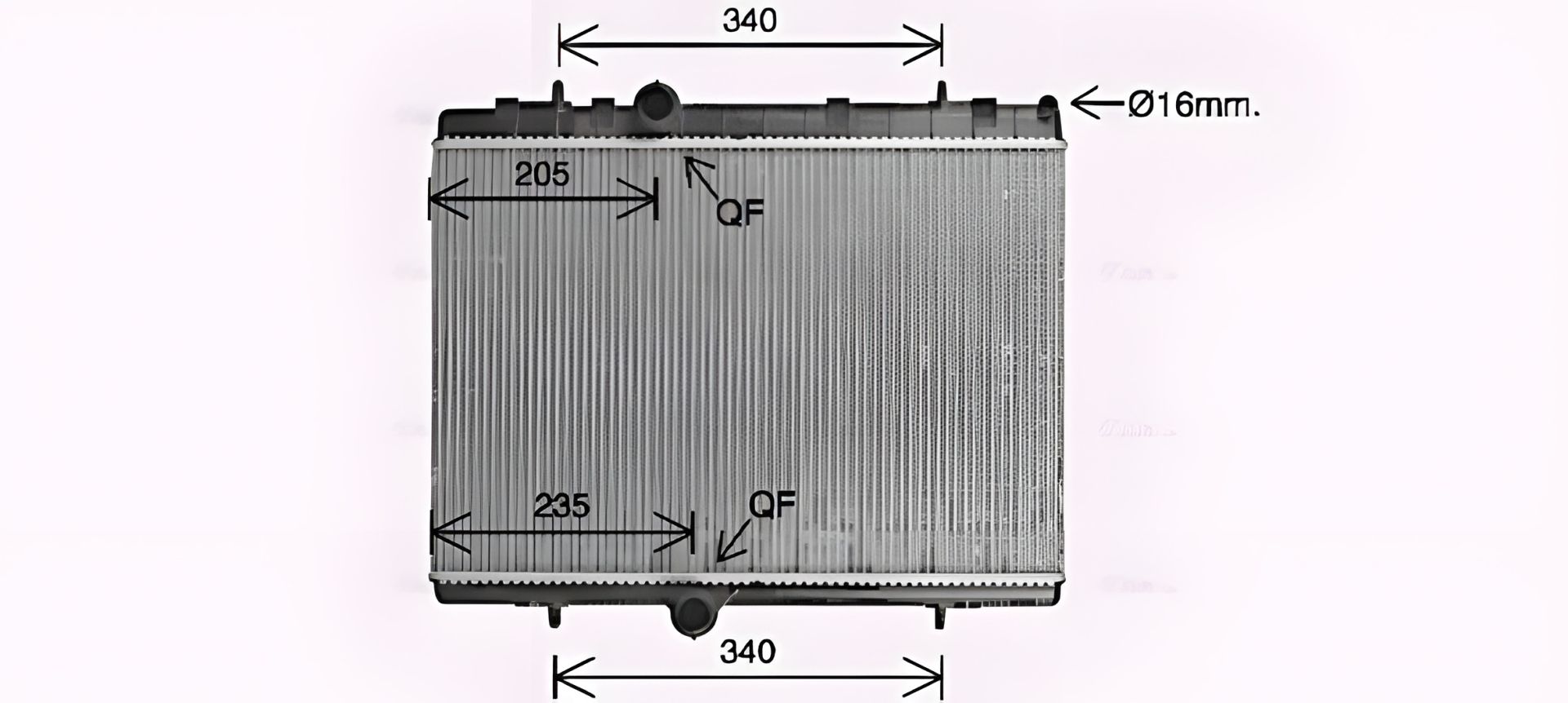 Охлаждающий радиатор DS DS, PEUGEOT PARTNER, AVA COOLING (CN2328) Охлаждающий радиатор DS DS, PEUGEOT PARTNER, AVA COOLING (CN2328)