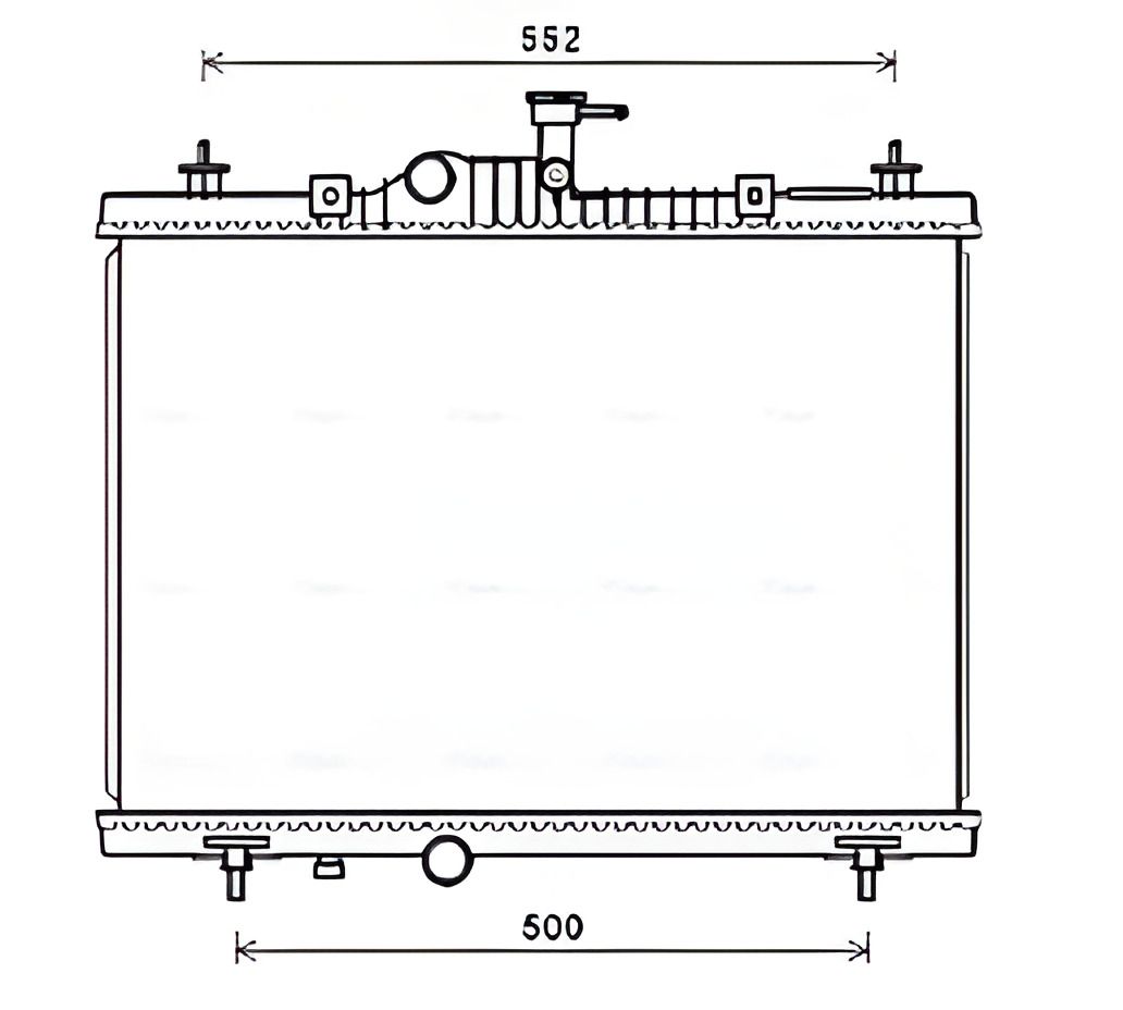 Радіатор охолодження для RENAULT KOLEOS, AVA COOLING (RT2603) Радіатор охолодження для RENAULT KOLEOS, AVA COOLING (RT2603)