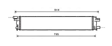 Автомобильный радиатор AUDI A6, AVA (AI2361)