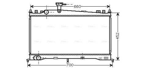 Радиатор охлаждения MAZDA 6, AVA COOLING (MZ2160)