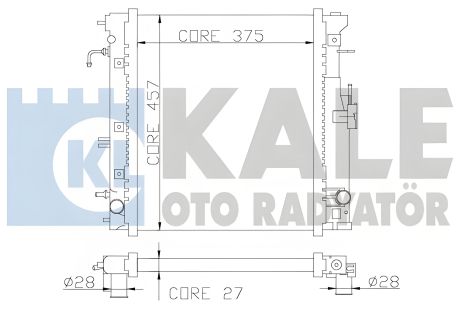 Радиатор охлаждения SUZUKI JIMNY KALE OTO RADYATOR (365700) Радиатор охлаждения SUZUKI JIMNY KALE OTO RADYATOR (365700)