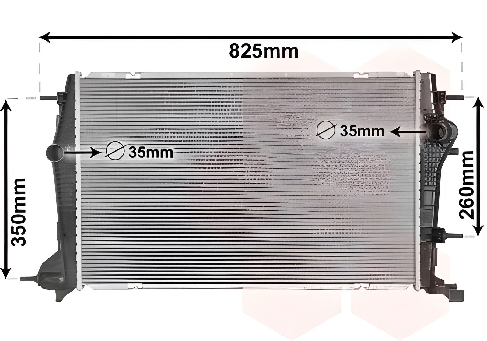 Охолоджуючий радіатор RENAULT SCÉNIC, VAN WEZEL (43002616) Охолоджуючий радіатор RENAULT SCÉNIC, VAN WEZEL (43002616)