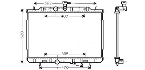 AVA COOLING Радіатор охолодження NISSAN X-TRAIL (DN2291) AVA COOLING Радіатор охолодження NISSAN X-TRAIL (DN2291)