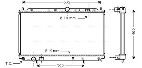 Радиатор охлаждения MITSUBISHI CARISMA, VOLVO V40, AVA COOLING (MT2116) Радиатор охлаждения MITSUBISHI CARISMA, VOLVO V40, AVA COOLING (MT2116)